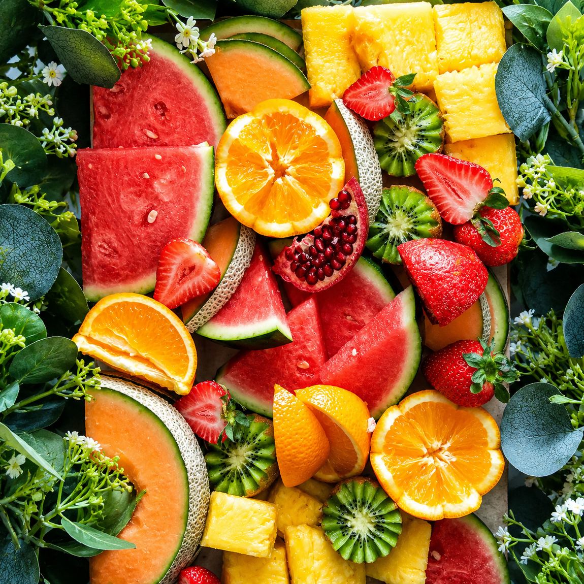 Fruit platter from a grazing table